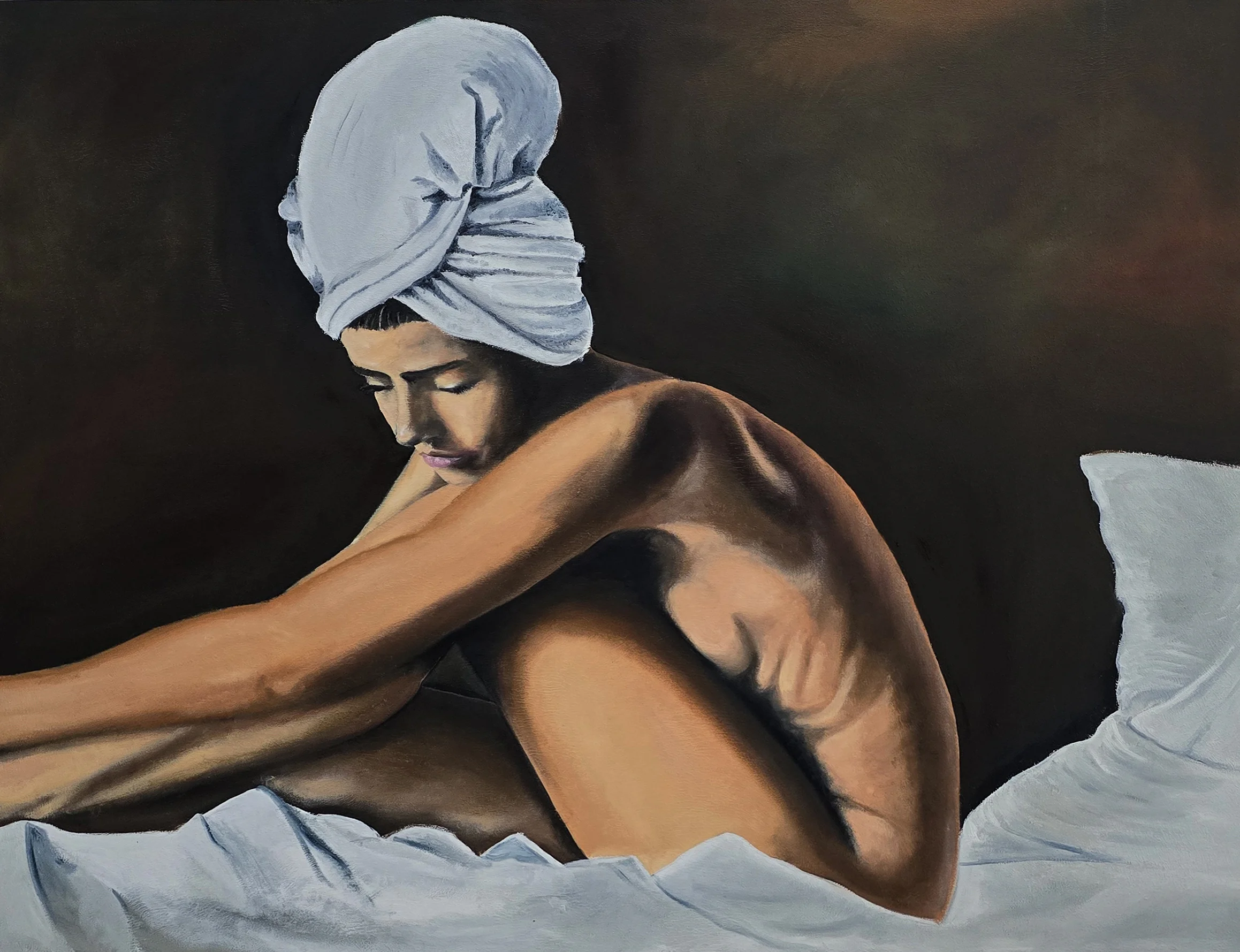 After bath-cuadro