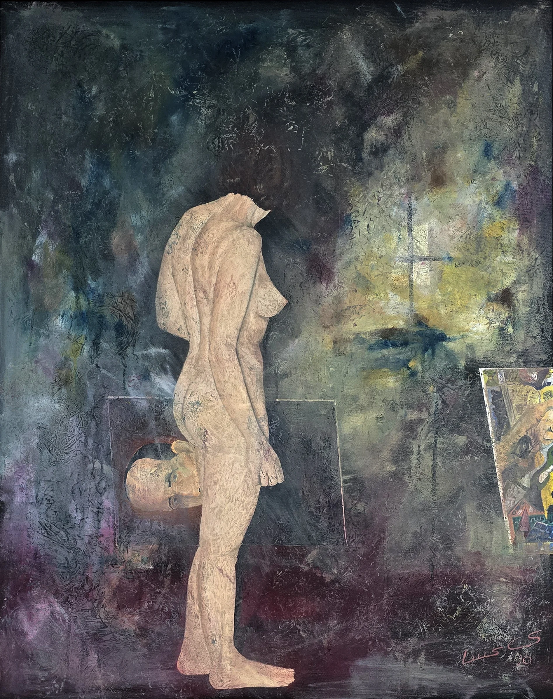 Buscando en el museo- cuadro