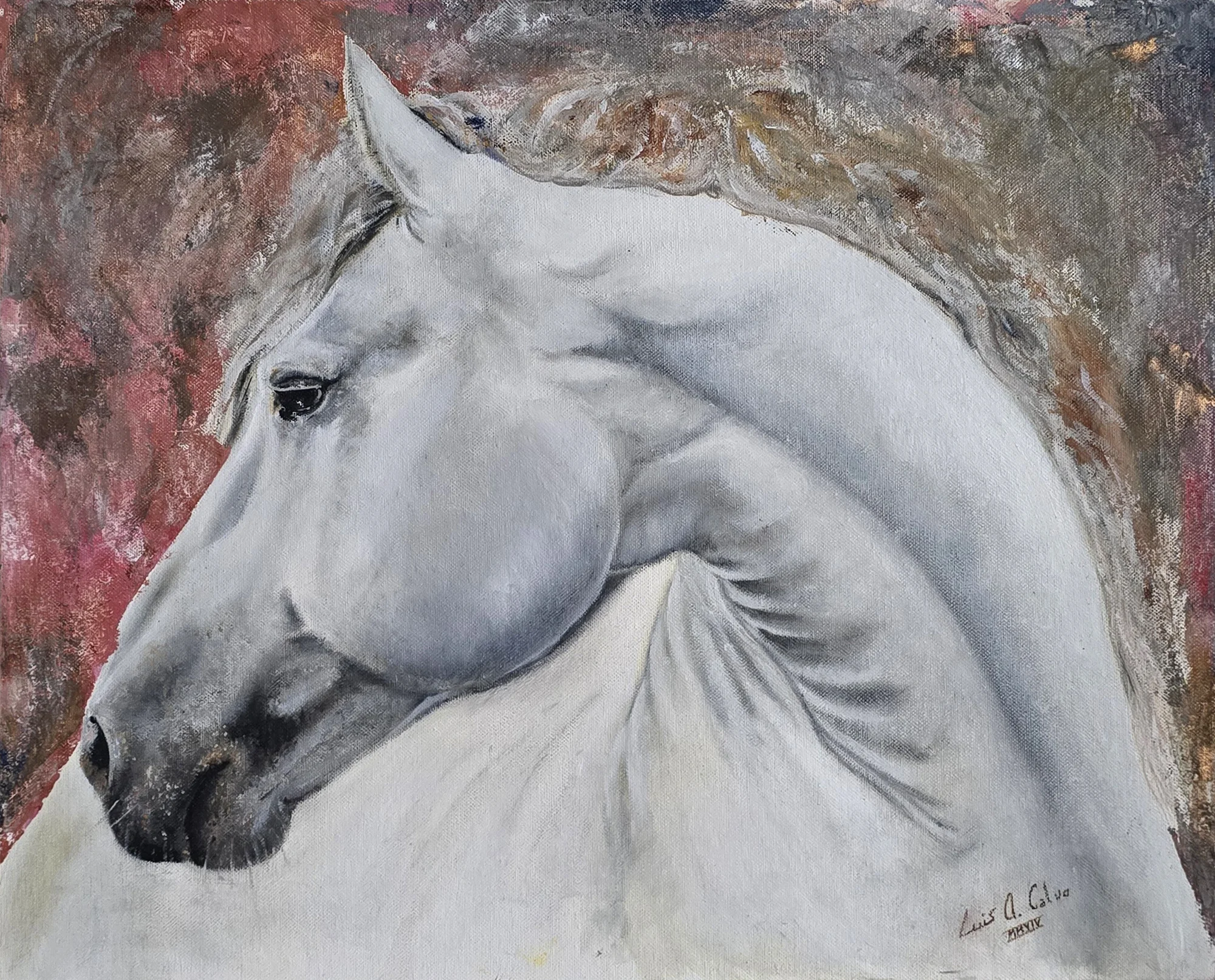 Caballo tordo-cuadro