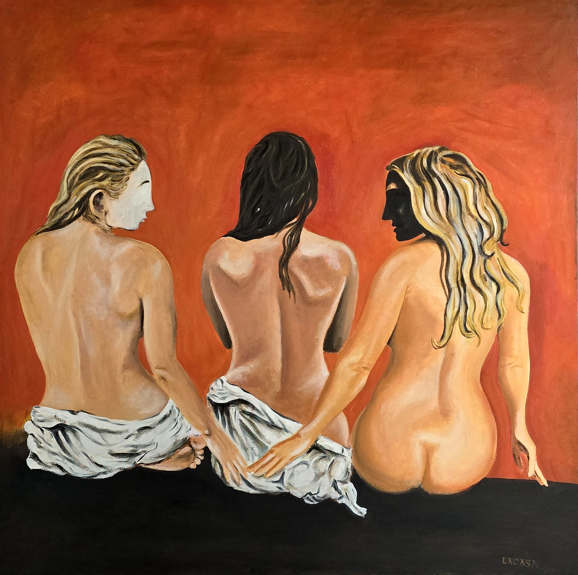 Tres eran tres_cuadro